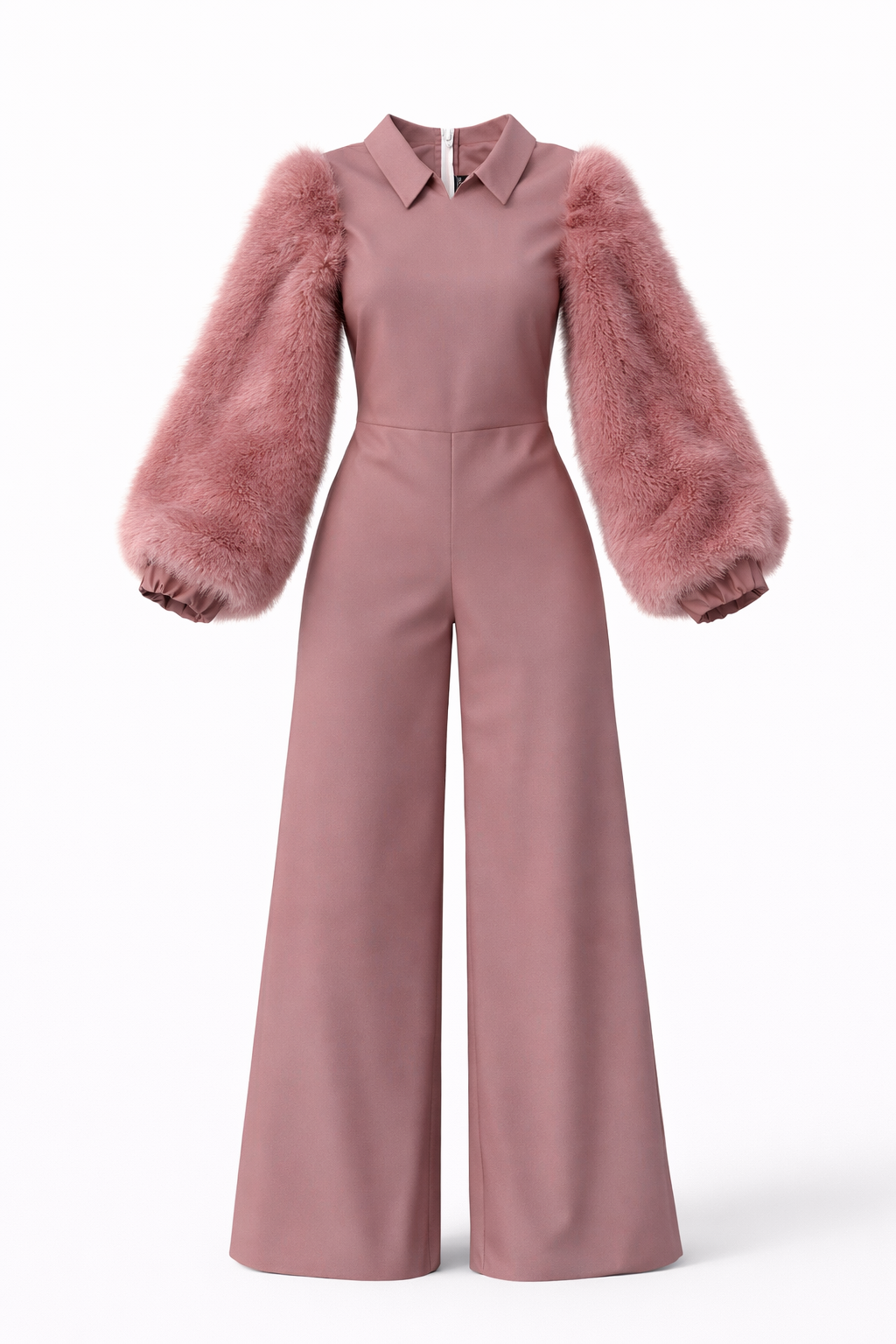 Fur long Sleeves Jam-suit